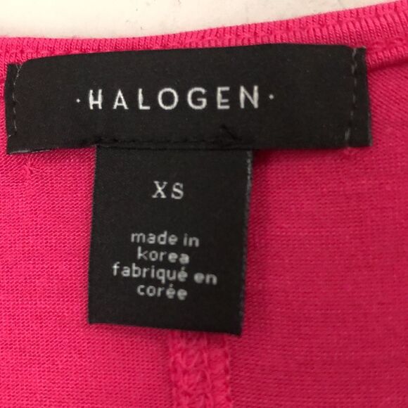 Halogen Size XS V-Neck Tunic T-Shirt Super Soft Tencel Modal in Pink - Picture 5 of 9